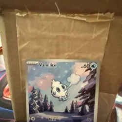 Vanillite 111/086 SV: White Flare IR Pokemon Card Near Mint Ships fast - Image 2