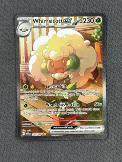Pokemon TCG Whimsicott ex 165/086 White Flare Holo Illustration Rare NM/M - Image 1