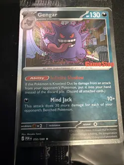 Pokemon Gengar GameStop Promo Stamped Card English 050/088 SEALED - Image 4