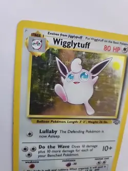 Wigglytuff Holo Jungle Pokemon Card Base WOTC - Image 2