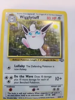 Wigglytuff Holo Jungle Pokemon Card Base WOTC - Image 4
