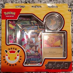 Pokemon TCG Pokemon Day 2026 30th Anniversary Box Pikachu Promo Booster Coin - Image 1