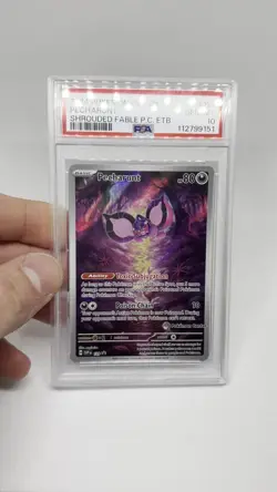 Pecharunt SVP EN 129 Shrouded Fable Pokemon Center Stamped ETB Promo PSA 10 - Image 2