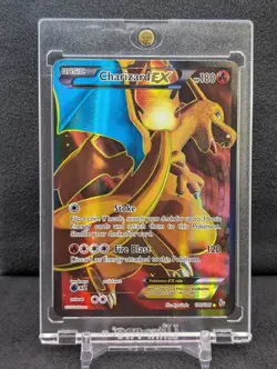 Charizard EX - 100/106 - 2014 Pokemon Flashfire XY Full Art Ultra Rare Card MP - Image 1