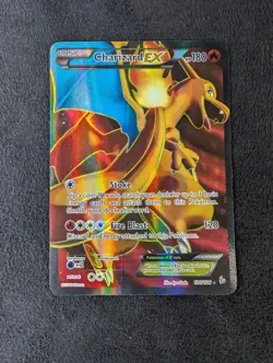Charizard EX - 100/106 - 2014 Pokemon Flashfire XY Full Art Ultra Rare Card MP - Image 2