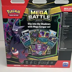Mega Battle Deck - Mega Gengar ex Box Set Haunter Pokemon TCG (Sealed) New - Image 4