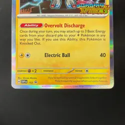 Magneton Pokemon Surging Sparks Staff Promo #153 - Image 4