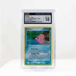 Pokemon Luvdisc Reverse Holo #7 EX Crystal Guardians 2006 CGC 10 - POP 7 - Image 2