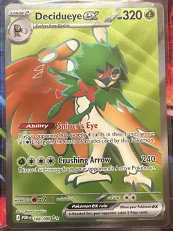 Decidueye EX 100/088 - Pokemon TCG - Perfect Order Ultra Rare - Full Art NM - Image 1