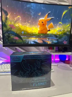 Pokemon TCG Phantasmal Flames Pokemon ETB Elite Trainer Box - NEW SEALED - Image 3