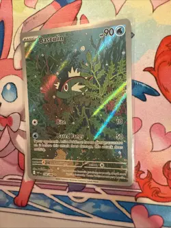 Pokemon TCG Basculin 108/086 SV11W: White Flare Holo Illustration Rare MINT/NM - Image 3