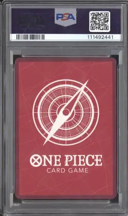 Trafalgar Law One Piece Royal Blood OP10-022 Leader Alternate Art PSA 10 - Image 2