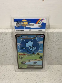 Pokemon Mew EX TCG Card Paldean Fates Sir, Ace 9, 'Bubble Mew' 232/091 - Image 1