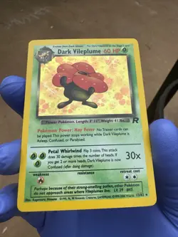 Dark Vileplume - 13/82 - Pokemon Team Rocket Unlimited Holo Rare Card WOTC NM - Image 2