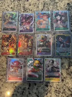 One Piece Misc. SP Cards And One Sec Mihawk. - Image 1