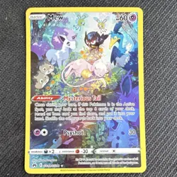 Pokemon Mew 60HP Ultra Rare Holo GG10/GG70 Crown Zenith 30 Power Psychic Card - Image 1