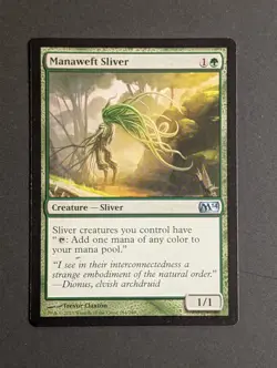 MTG Card - 1x Manaweft Sliver - Core Set 2014 - NM - Magic The Gathering 184/249 - Image 2