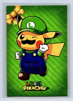 Pokemon 2024 Card Database Christmas Set Mario & Luigi Pikachu Set - Image 2