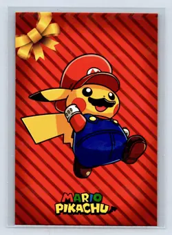 Pokemon 2024 Card Database Christmas Set Mario & Luigi Pikachu Set - Image 4