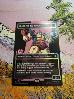 Krang, the All-Powerful - Surge Foil Extended Art TMC NM MTG R 0086 TMNT Magic - Image 3