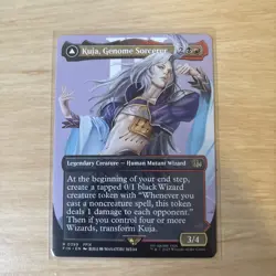 Kuja, Genome Sorcerer (Borderless) (Regular) Final Fantasy IX MTG Rare 399 - Image 1