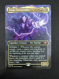 Zurgo Stormrender (EXTENDED) - Tarkir Dragonstorm Commander Magic - Image 1
