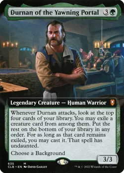 MTG Durnan of the Yawning Portal Extended Art ** Baldur's Gate ** English (NM) - Image 1