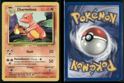✰ CHARMELEON 24/102 UNCOMMON BASE SET UNLIMITED POKEMON ✰ MP - Image 1