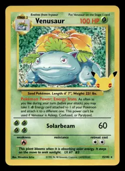 Venusaur 15/102 Classic Collection Celebrations Pokemon - Image 1