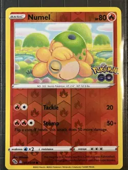 Numel 013/078 Peelable Pokemon GO Reverse Holo Ditto - Image 1