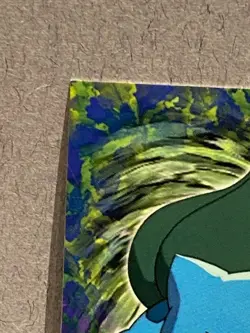 1999 Topps Pokemon Evolution - Bulbasaur, Blue Logo, Die-Cut - Image 2