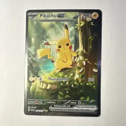 Pokemon Pikachu EX Full Art Holo Special Illustration Rare ASC 276/217 HP 200 - Image 1