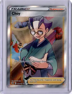 Choy (Full Art) 182/189 Swsh10: Astral Radiance Holo Pokemon TCG Trainer Support - Image 1