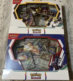 Pokemon Black Kyurem/Melmetal EX And Reshiram/Archaludon Collection Box Bundle - Image 1