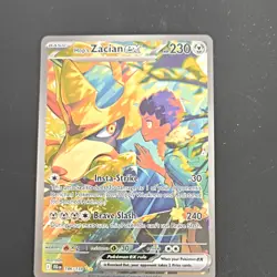 Pokemon Hop's Zacian ex 186/159 Sv09: Journey Together Special Illustration Rar… - Image 1