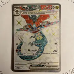 Pokemon TCG Dragapult EX Holo Ultra Rare Card Twilight Masquerade 200/167 - Image 2