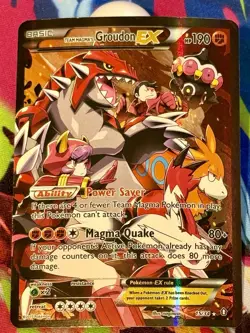 Pokemon TCG Team Magma's Groudon EX Double Crisis Card 15/34 HP - Image 1