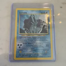 Pokemon TCG Suicune Holo Rare Card 14/64 Neo Revelation LP - Image 1