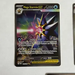 Mega Starmie ex 118/088 Perfect Order Pokemon TCG Card Set SIR UR RR - Image 2