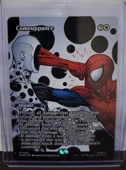 Comeuppance 0001 Borderless Spider Man MTG Magic The Gathering Card NM - Image 1