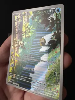 Pokemon TCG Scarlet & Violet Psyduck Holo Illustration Rare Card 175/165 - Image 3