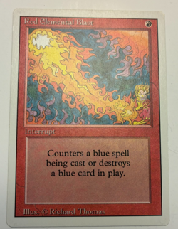Red Elemental Blast Revised Edition Regular MTG NM - Image 1