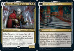 1x Near Mint, English Edgar, Charmed Groom // Edgar Markov's Coffin - Innistrad: - Image 1