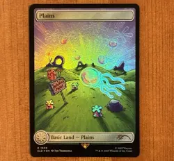 Plains, R 1939, NM Foil, SpongeBob SquarePants x Secret Lair MTG Jellyfish Field - Image 1