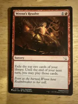 Wrenn's Resolve - The List NM - MTG Magic - Image 1