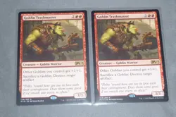 X2 Goblin Trashmaster M19 / #144 / Regular / Rare MTG Magic the Gatherin - Image 1