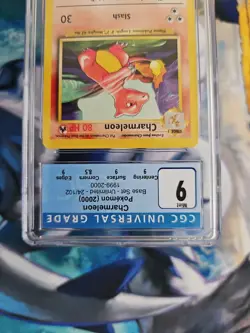 Pokemon Base Set Charmeleon 24/102 Uncommon 1999-2000 CGC 9 Mint with Subgrades - Image 4