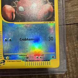Krabby 115/165 Reverse Holo Expedition Base Set 2003 Vintage LP - Image 4
