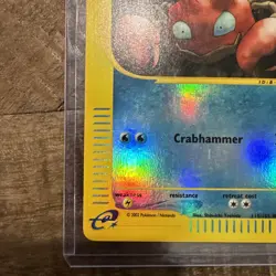Krabby 115/165 Reverse Holo Expedition Base Set 2003 Vintage LP - Image 5