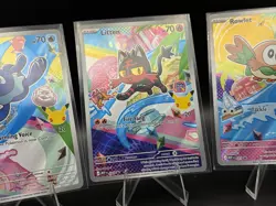 Pokemon First Partner Promos 043 Rowlet 044 Litten 045 Popplio NM - Image 3